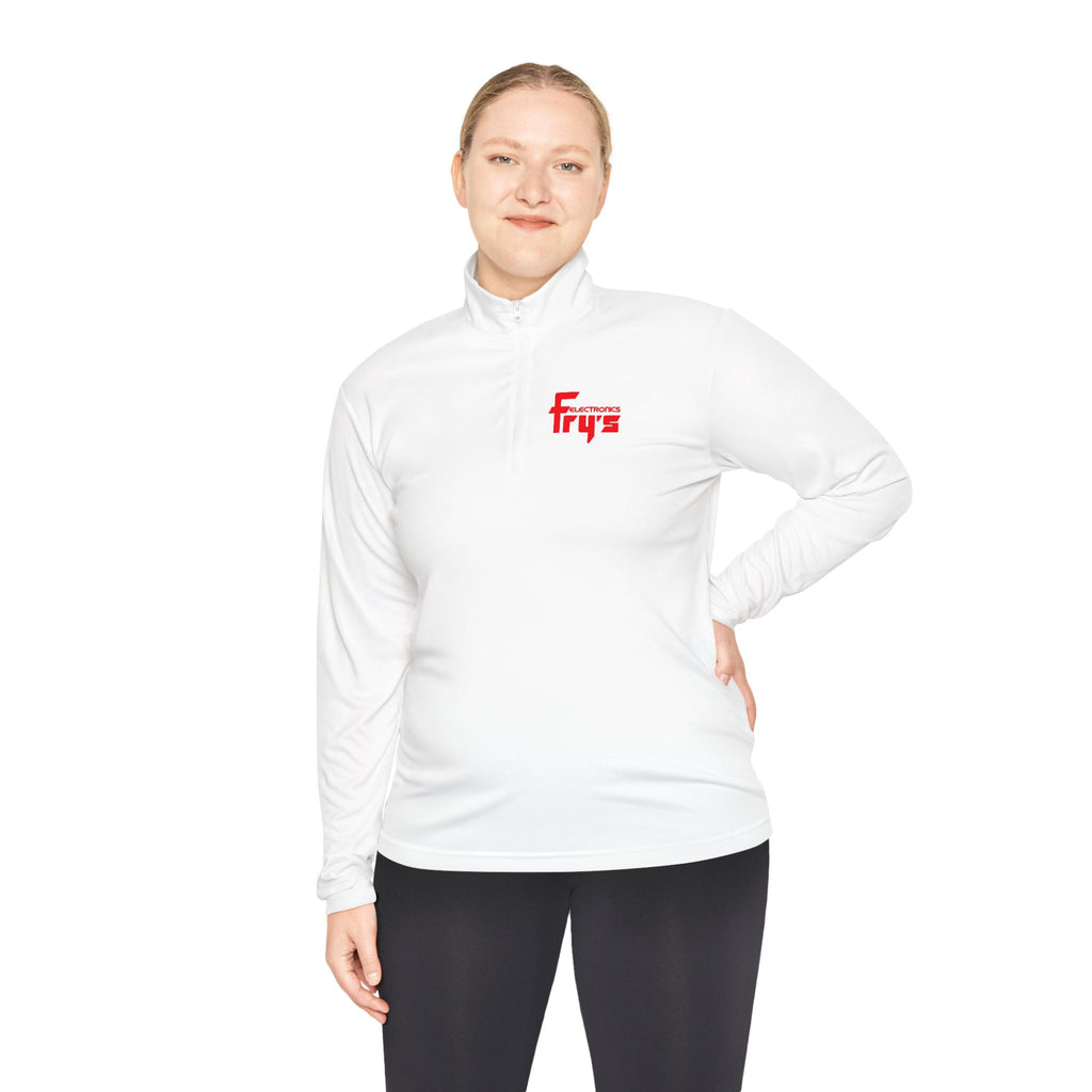 Fry's Electronics, Inc. Unisex Quarter Zip Pullover