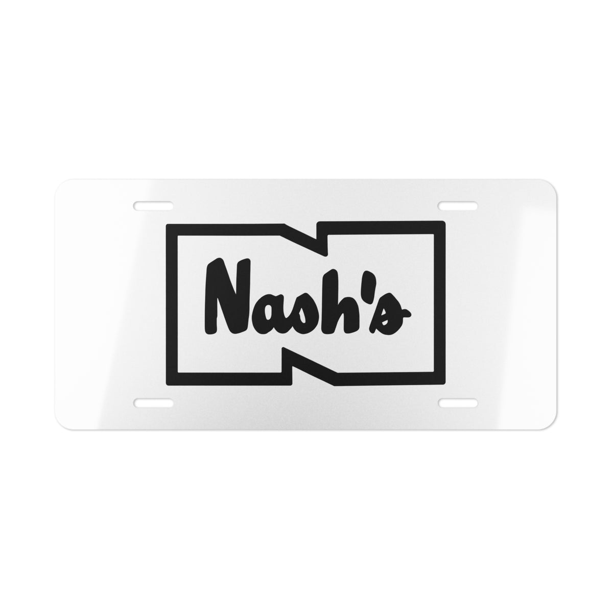 Nash's Vanity License Plate