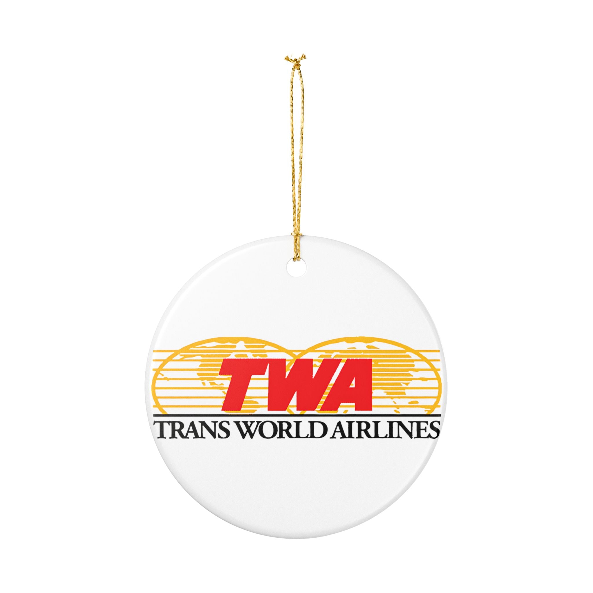 Trans World Airlines (TWA) Ceramic Ornament