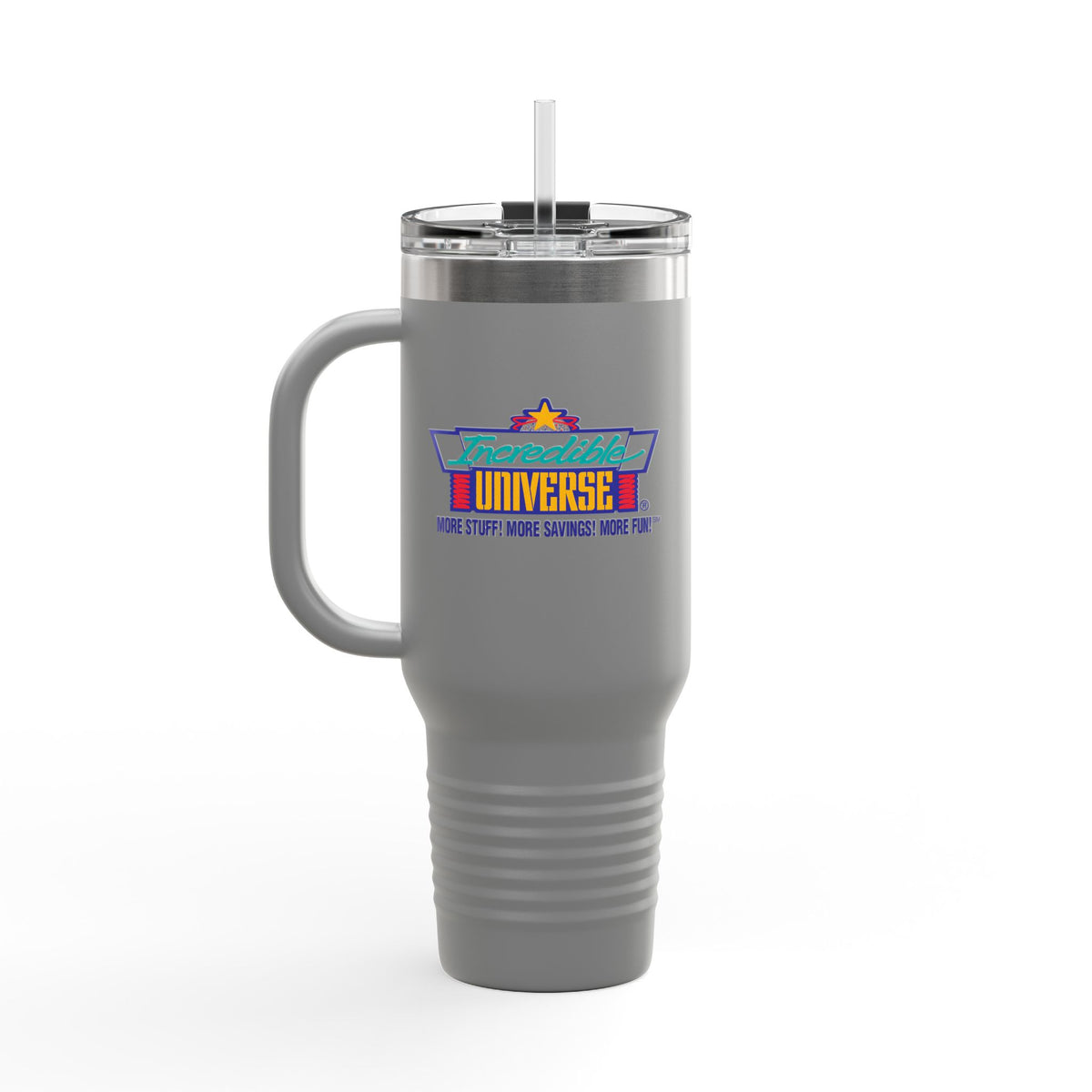 Incredible Universe 40oz Insulated Travel Mug Stainless Tumbler