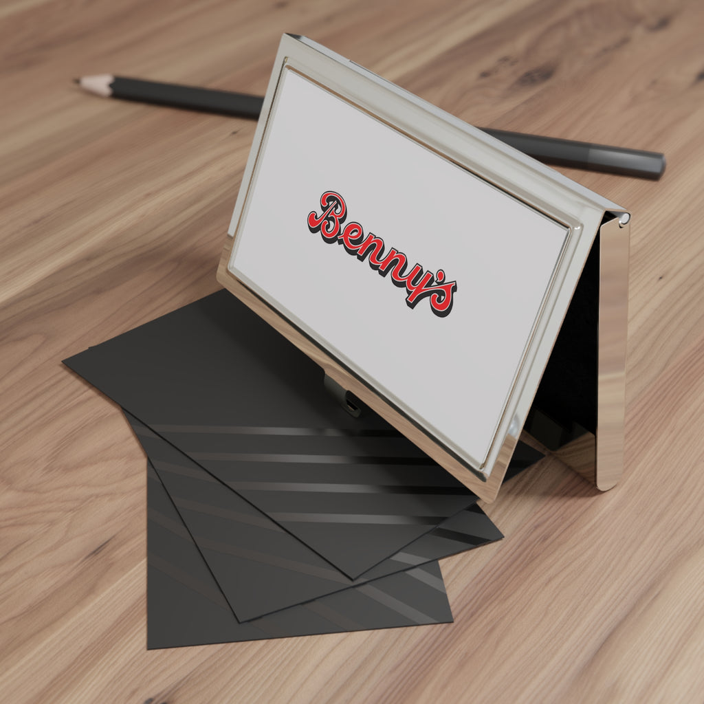 Benny's Metal Business Card Holder