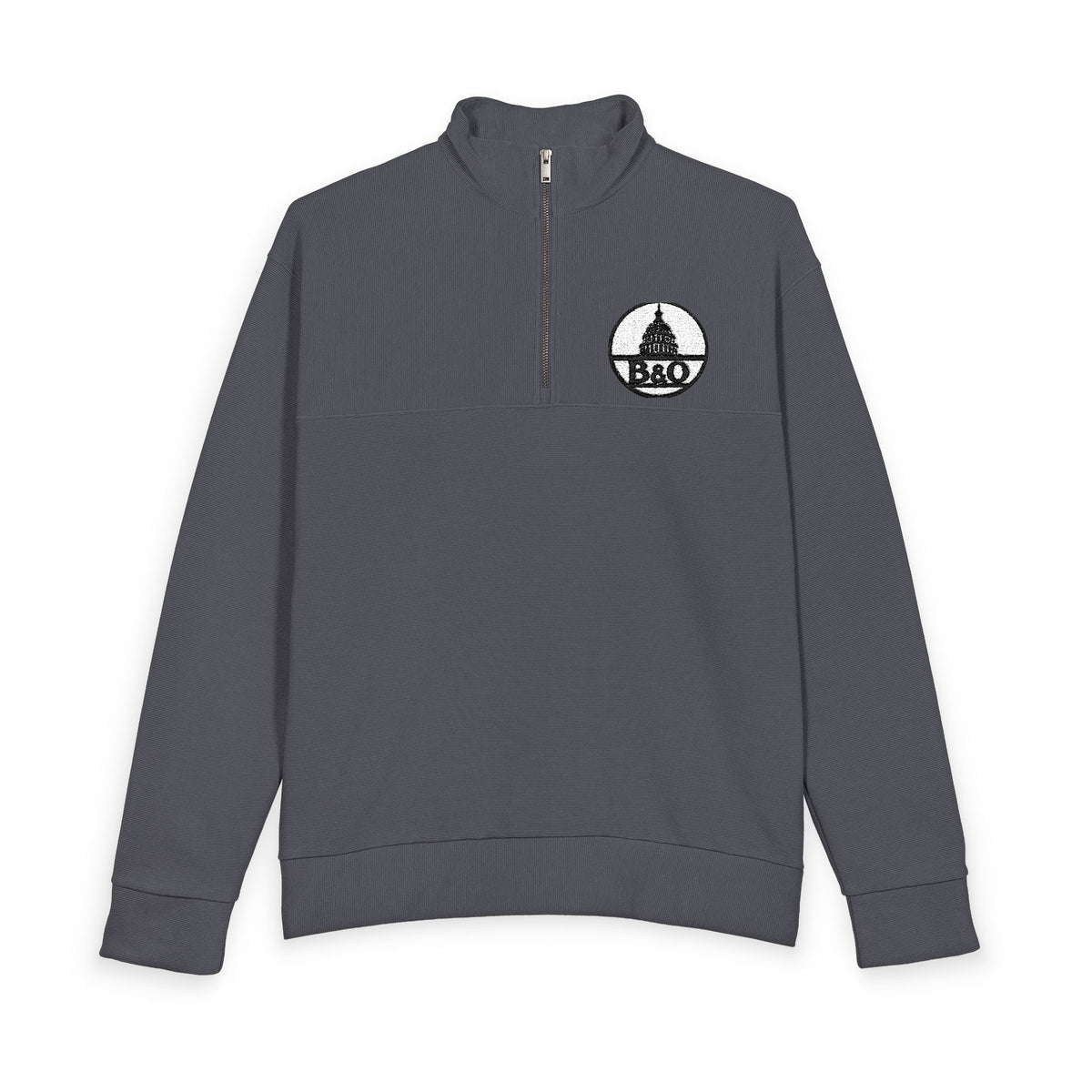 Baltimore and Ohio Railroad Heavy Knit Quarter-Zip Sweatshirt