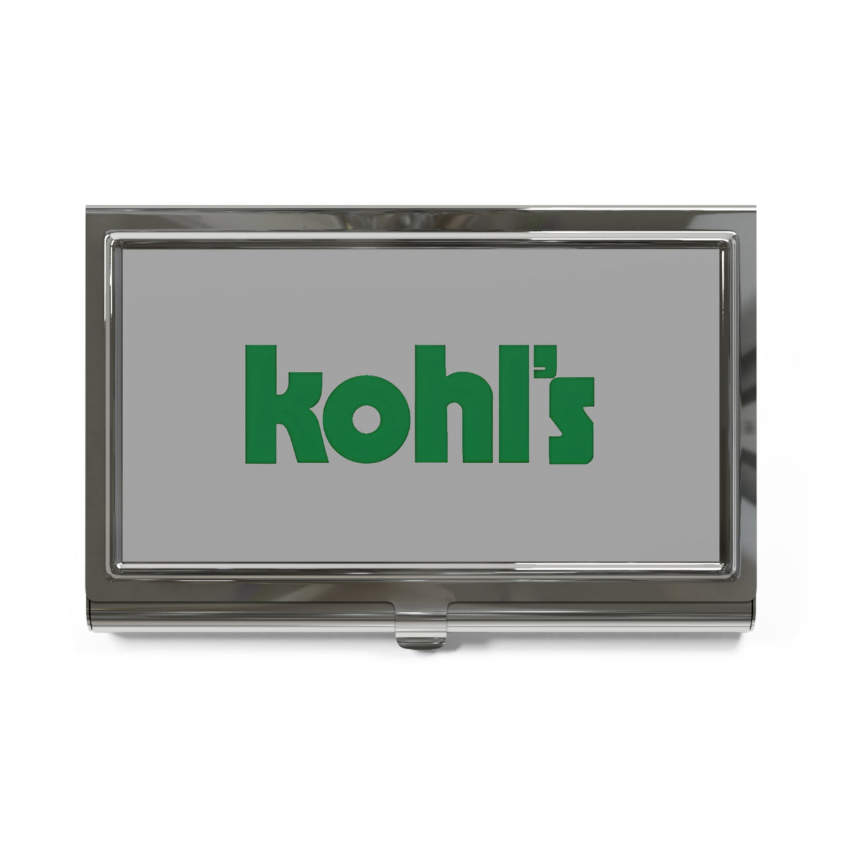 Kohl's Food Stores Metal Business Card Holder