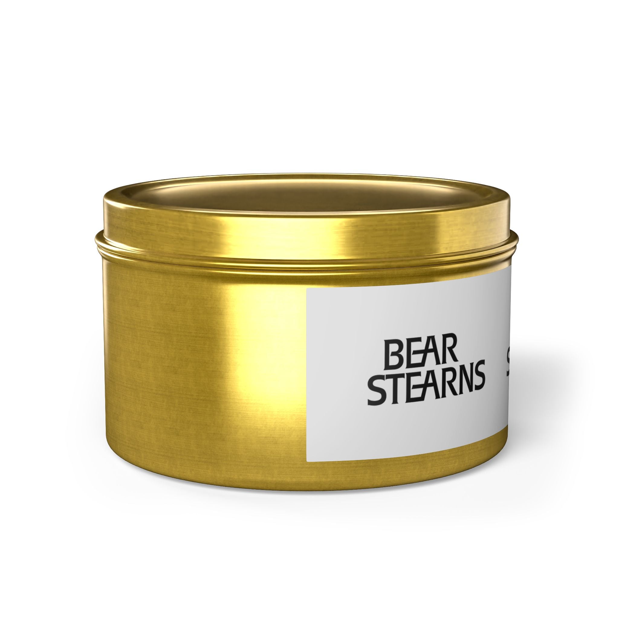 Bear Stearns Tin Candle