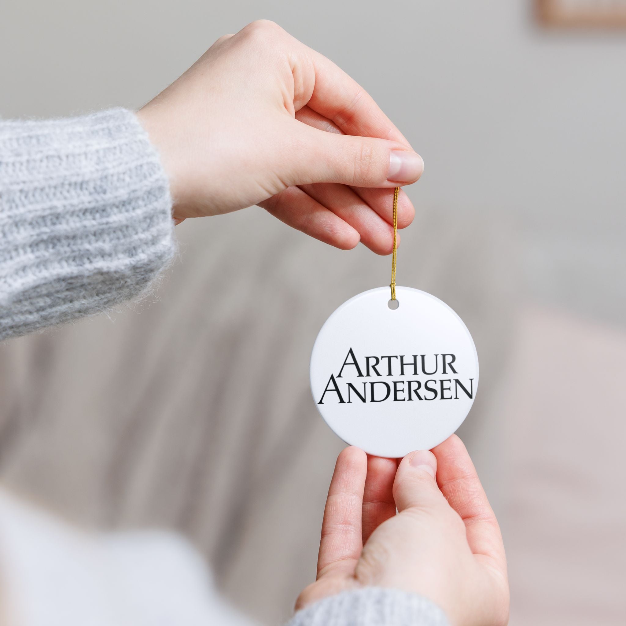 Arthur Andersen Ceramic Ornament