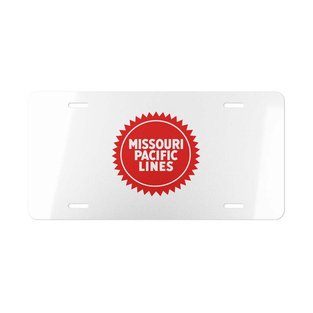 Missouri Pacific Railroad Vanity License Plate