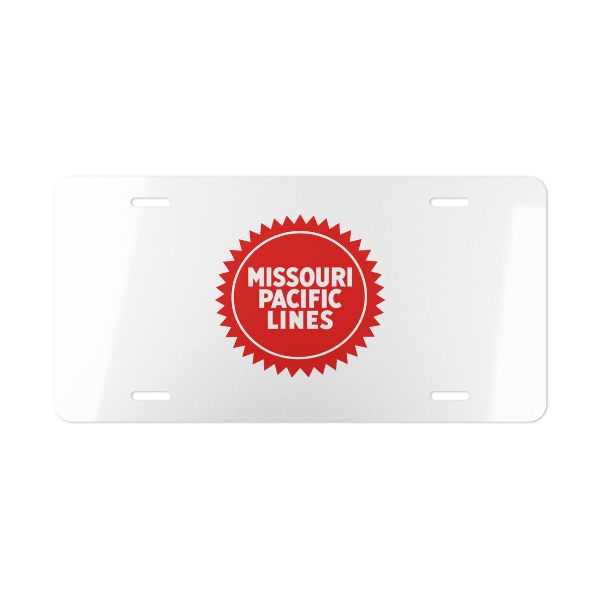Missouri Pacific Railroad Vanity License Plate