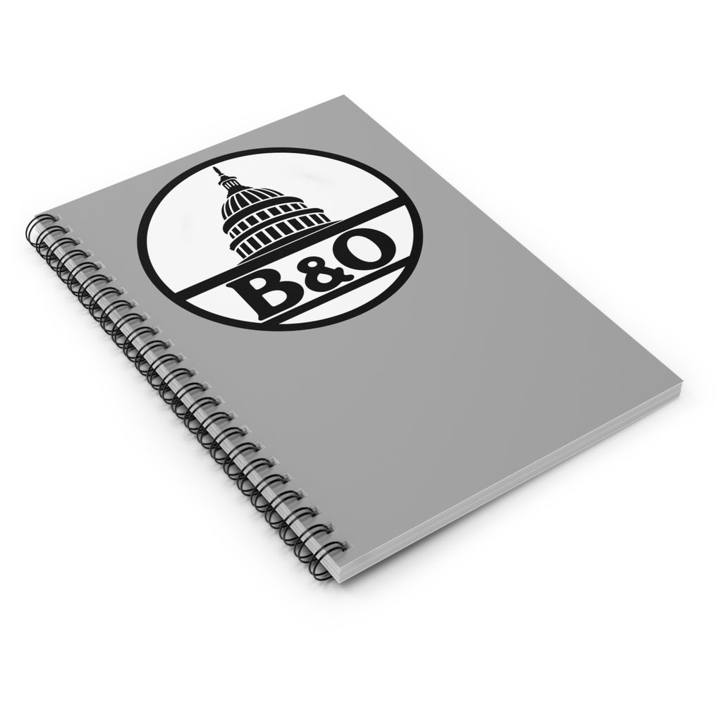 Baltimore and Ohio Railroad Spiral Notebook