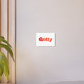 Getty Oil Metal Sign