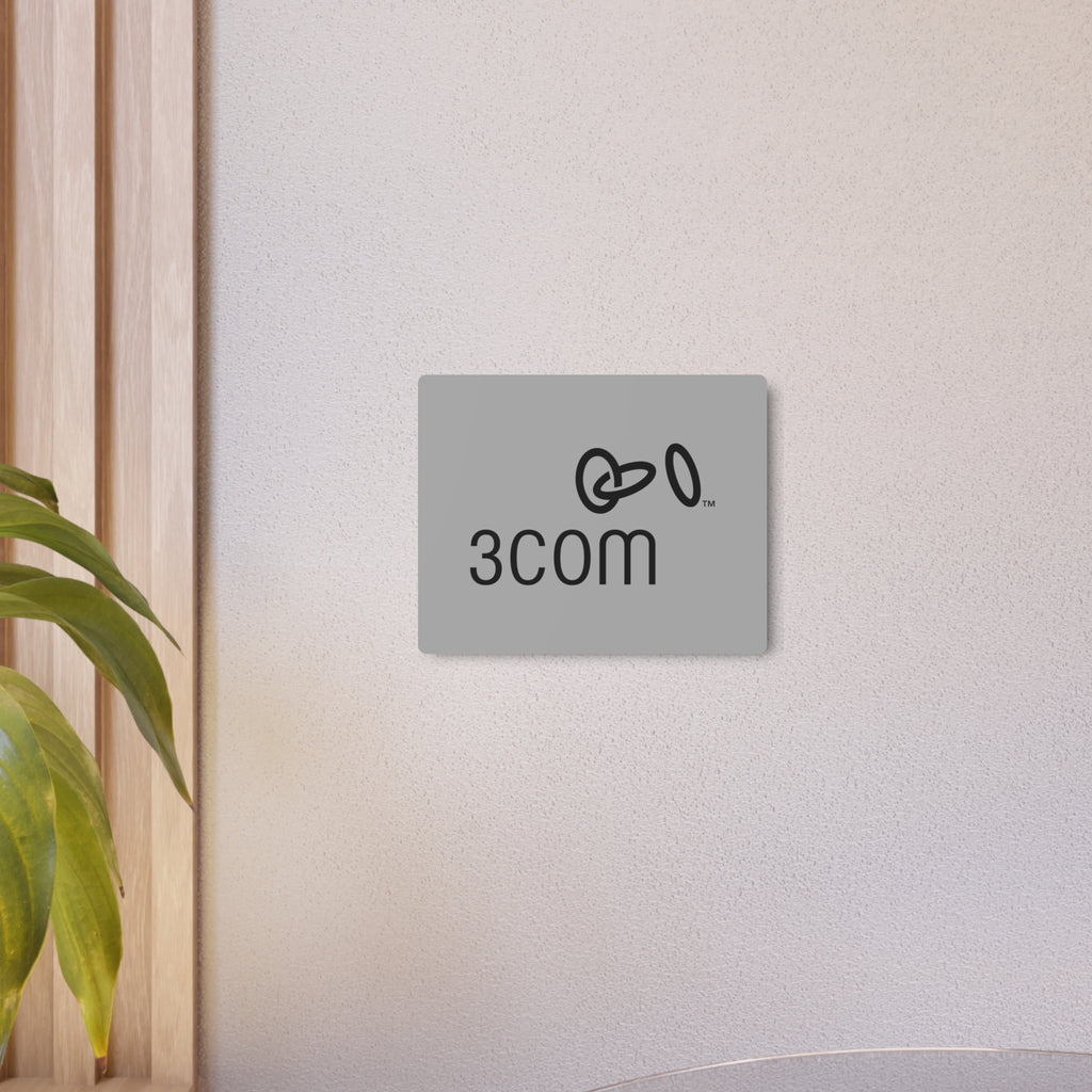 3Com Corporation Metal Sign