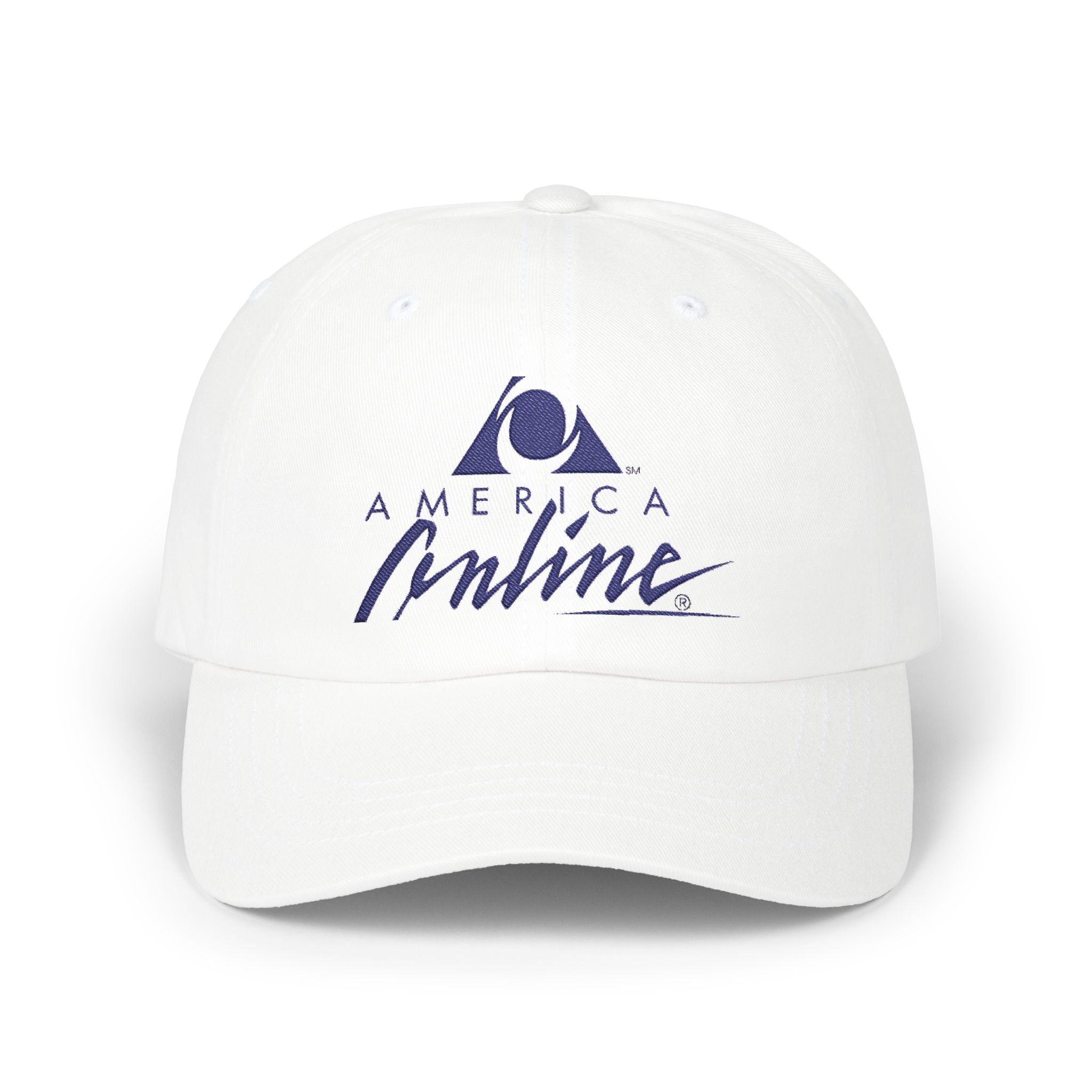 America Online (AOL) Embroidered Dad Cap Hat