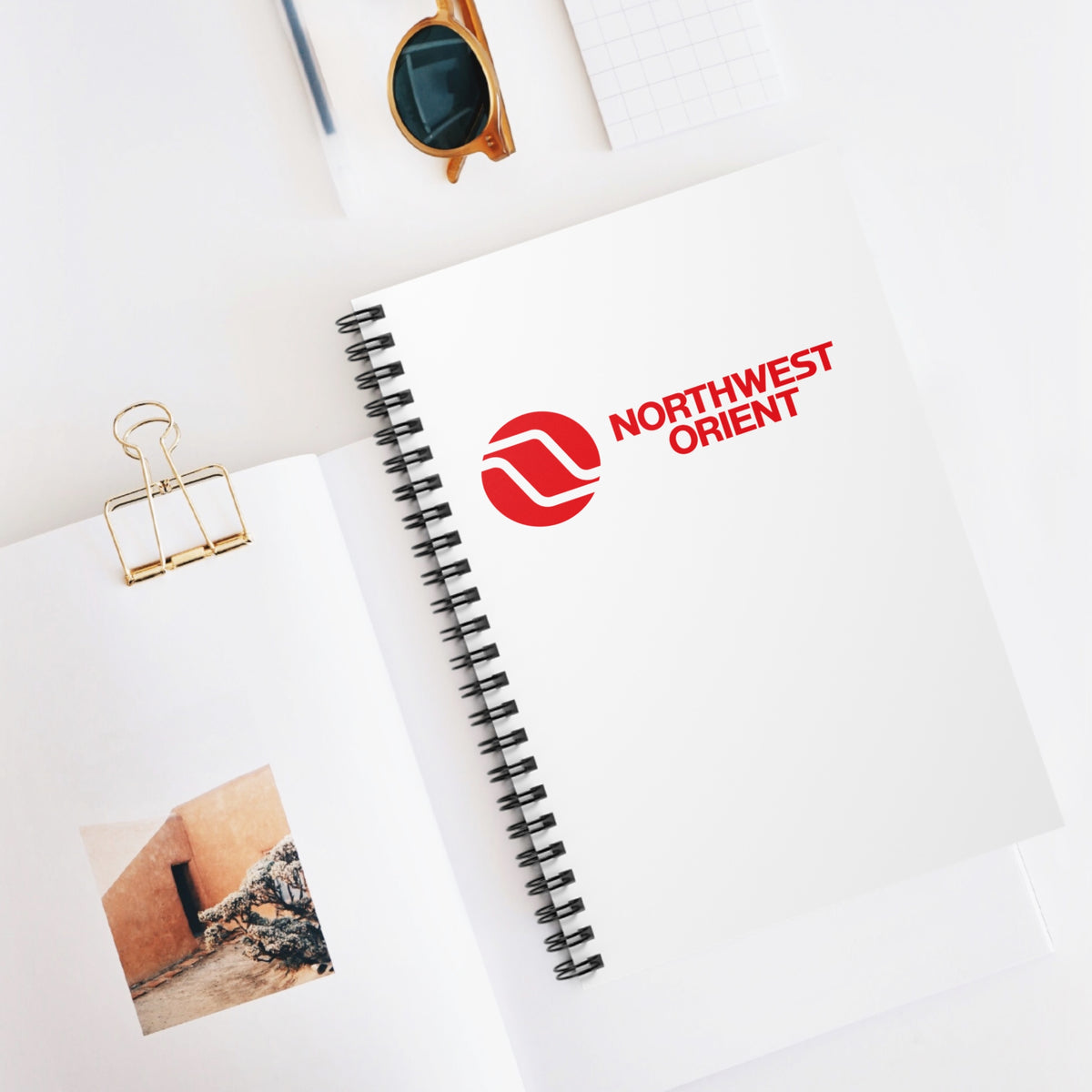 Northwest Orient Airlines Spiral Notebook