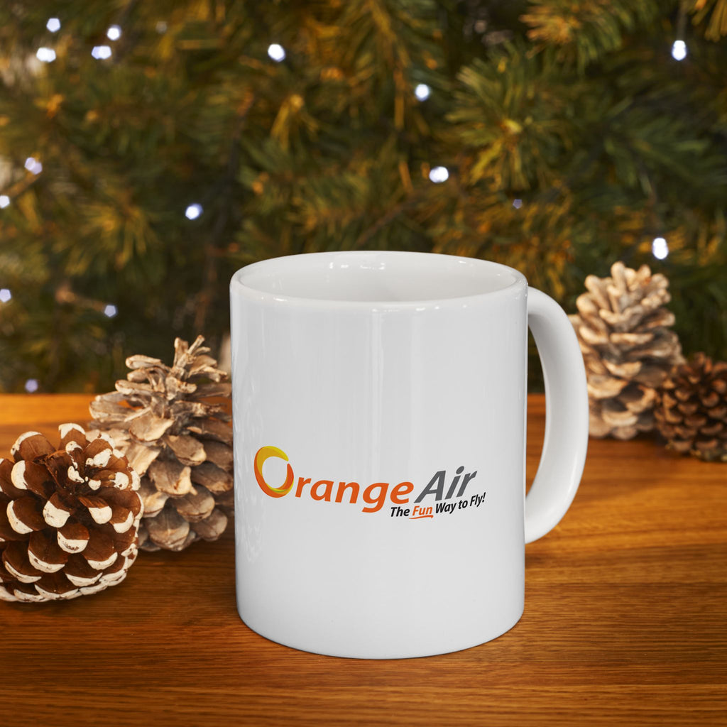 Orange Air Ceramic Coffee Mug
