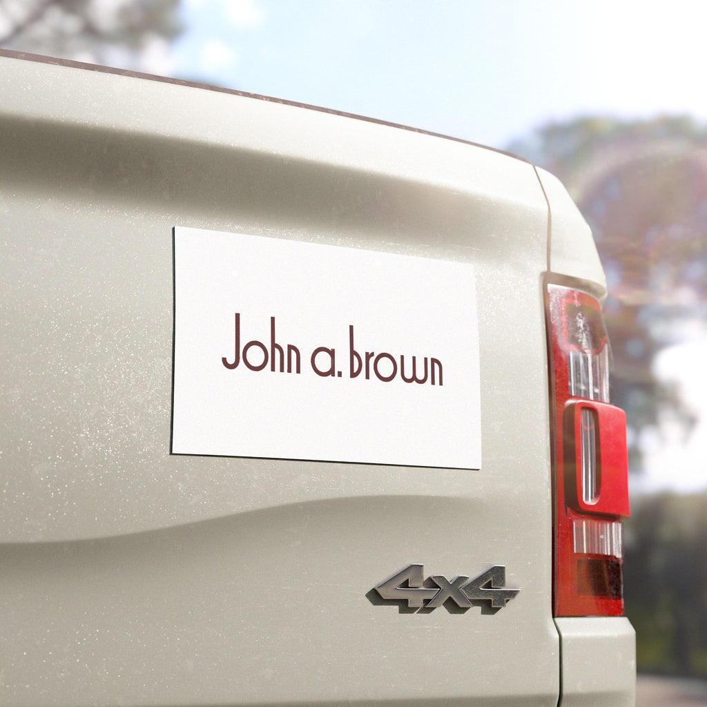 John A. Brown Car Magnet