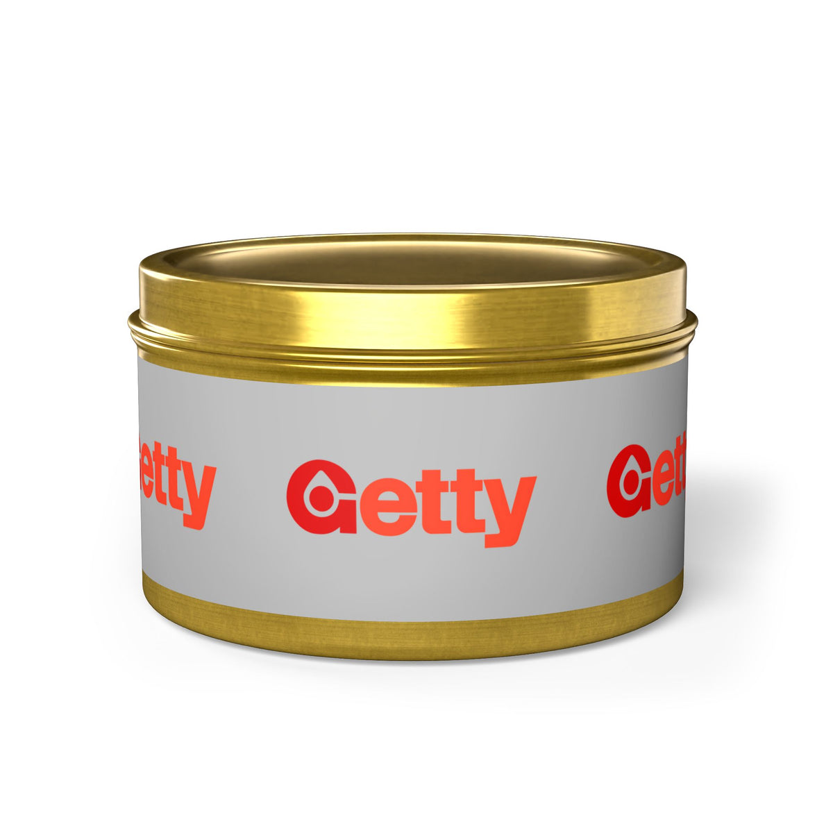 Getty Oil Tin Candle