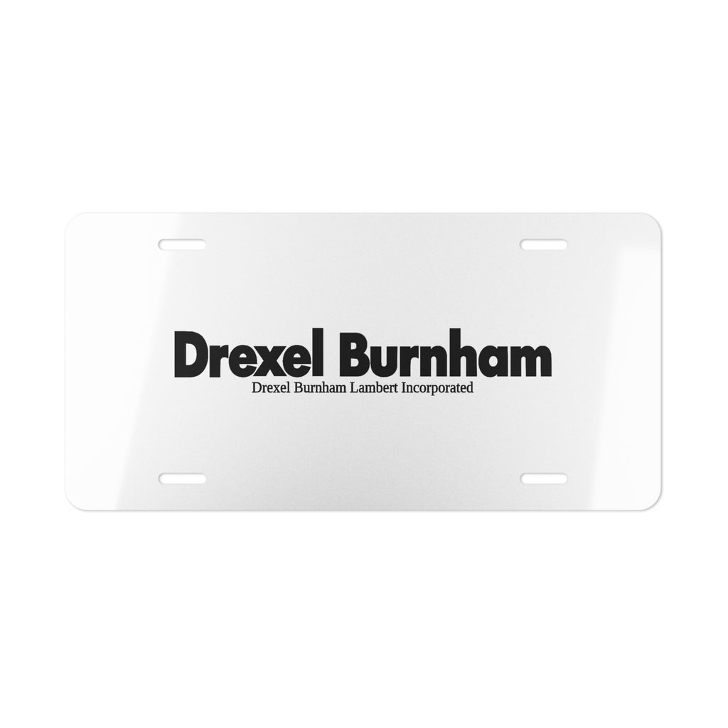 Drexel Burnham Lambert Vanity License Plate