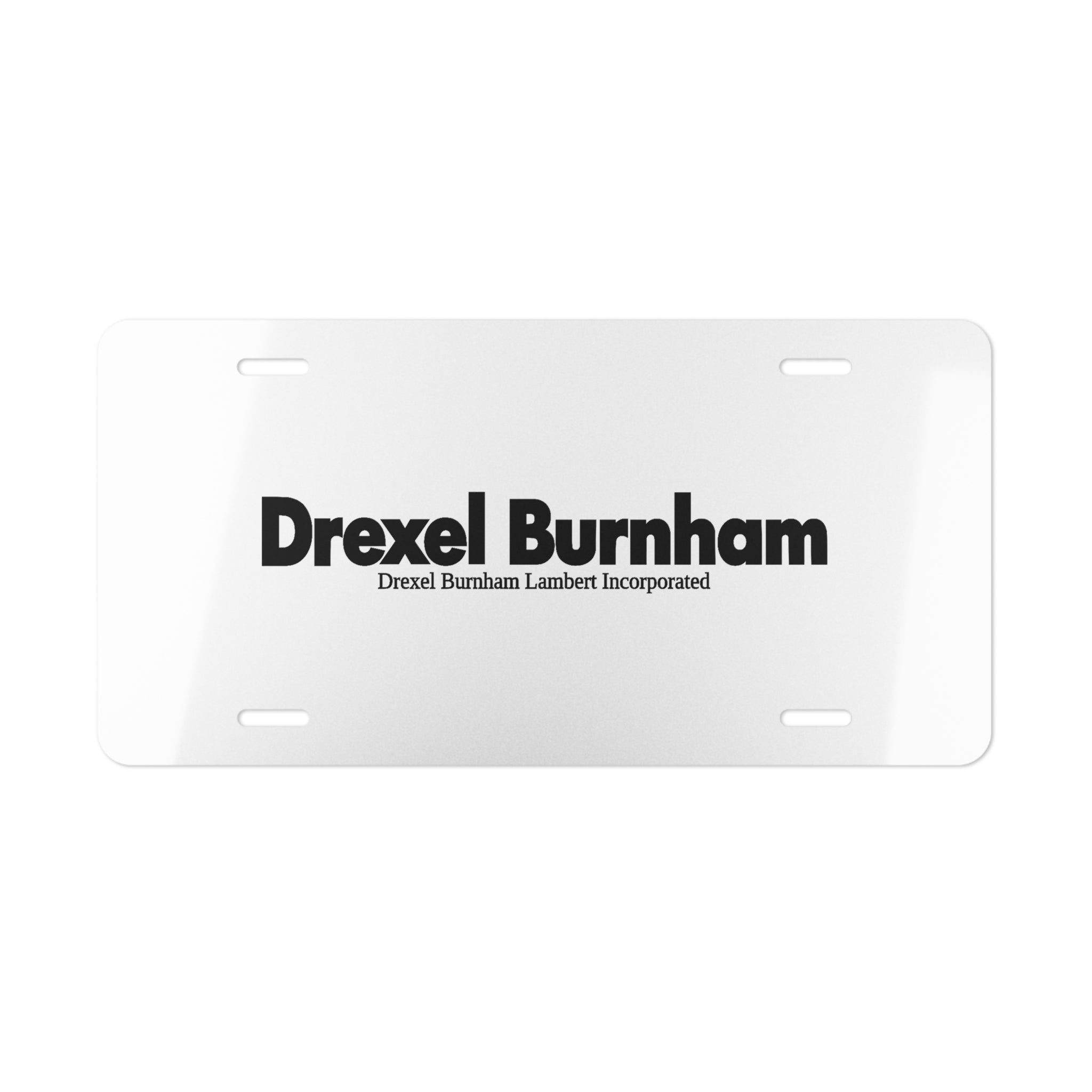 Drexel Burnham Lambert Vanity License Plate