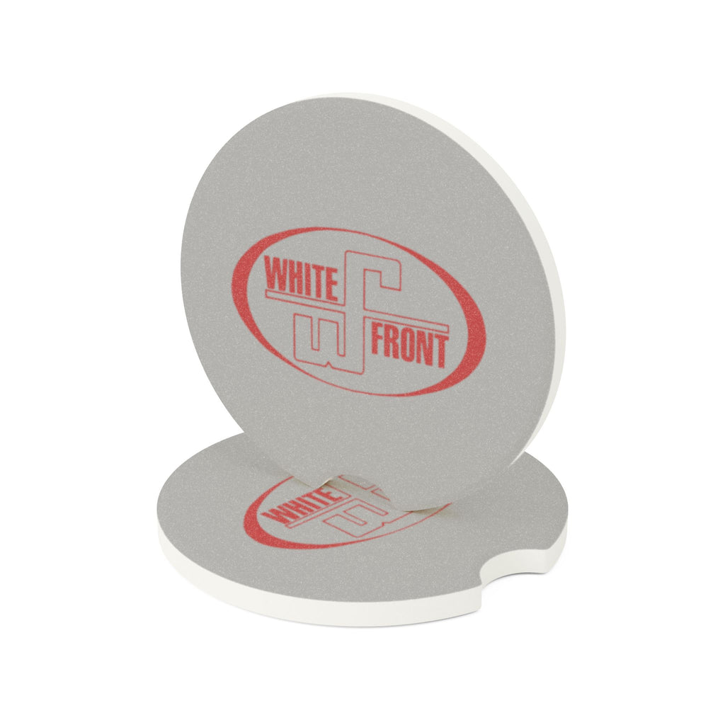 White Front Car Coaster