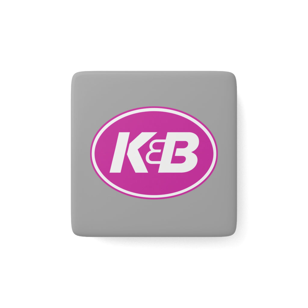 K&B (Katz & Besthoff) Square Porcelain Fridge Magnet