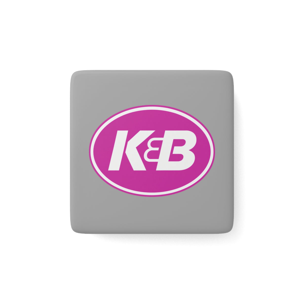 K&B (Katz & Besthoff) Square Porcelain Fridge Magnet