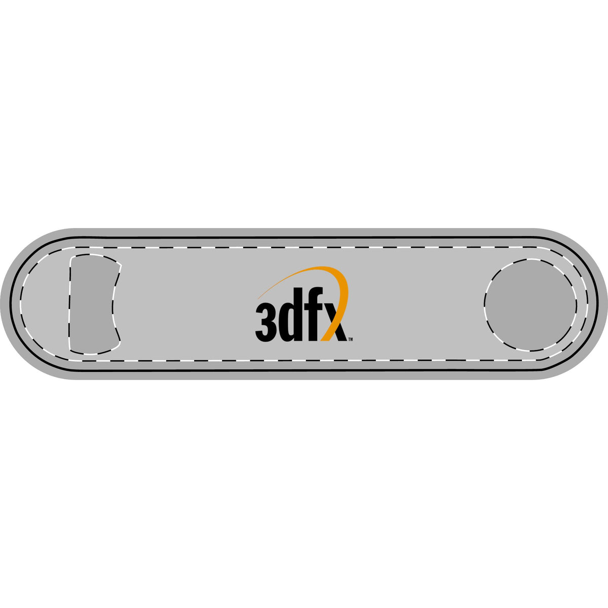 3dfx Interactive, Inc. Metal Bottle Opener
