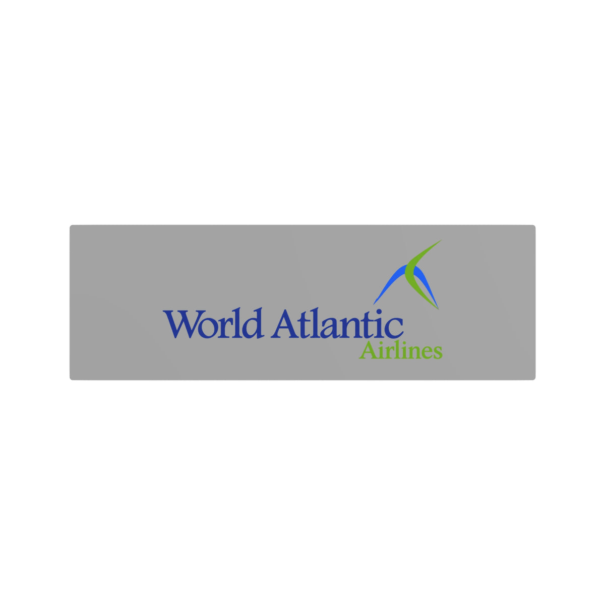 World Atlantic Airlines Metal Sign