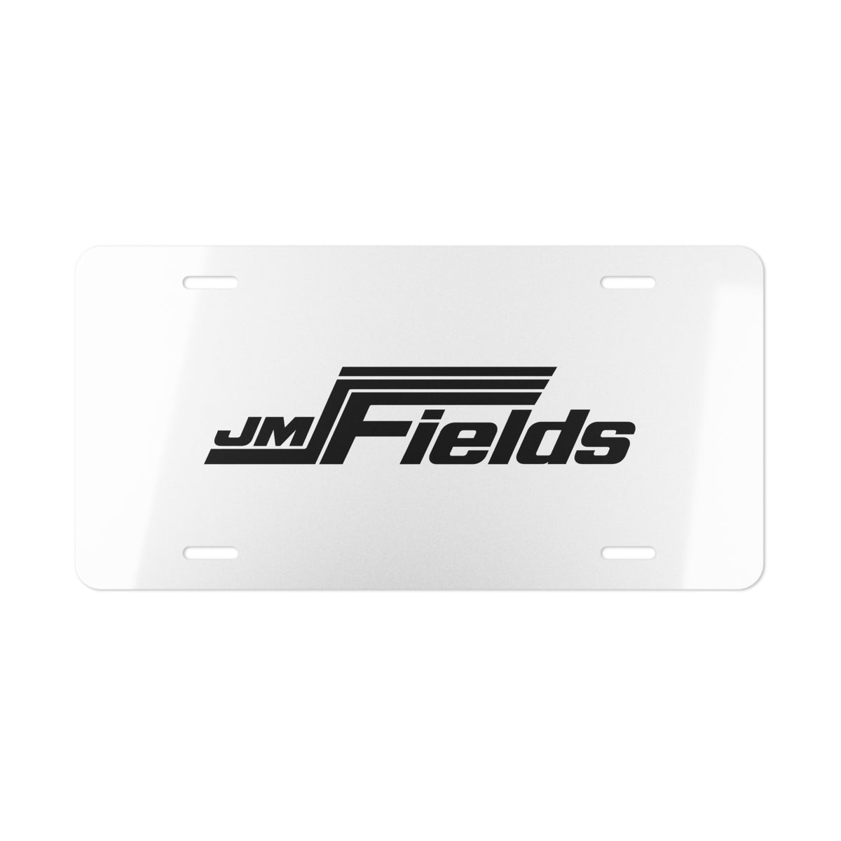 J.M. Fields Vanity License Plate