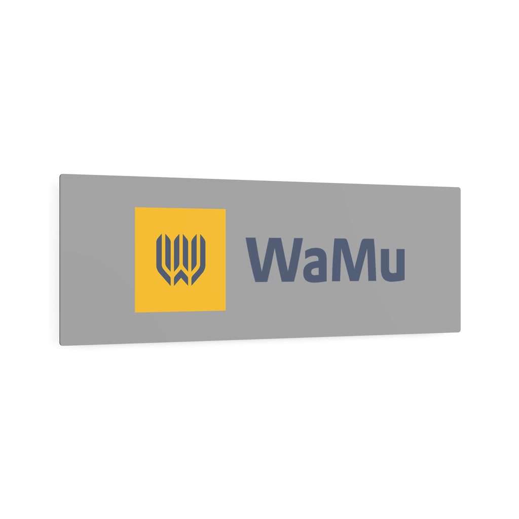 Washington Mutual (WaMu) Metal Sign