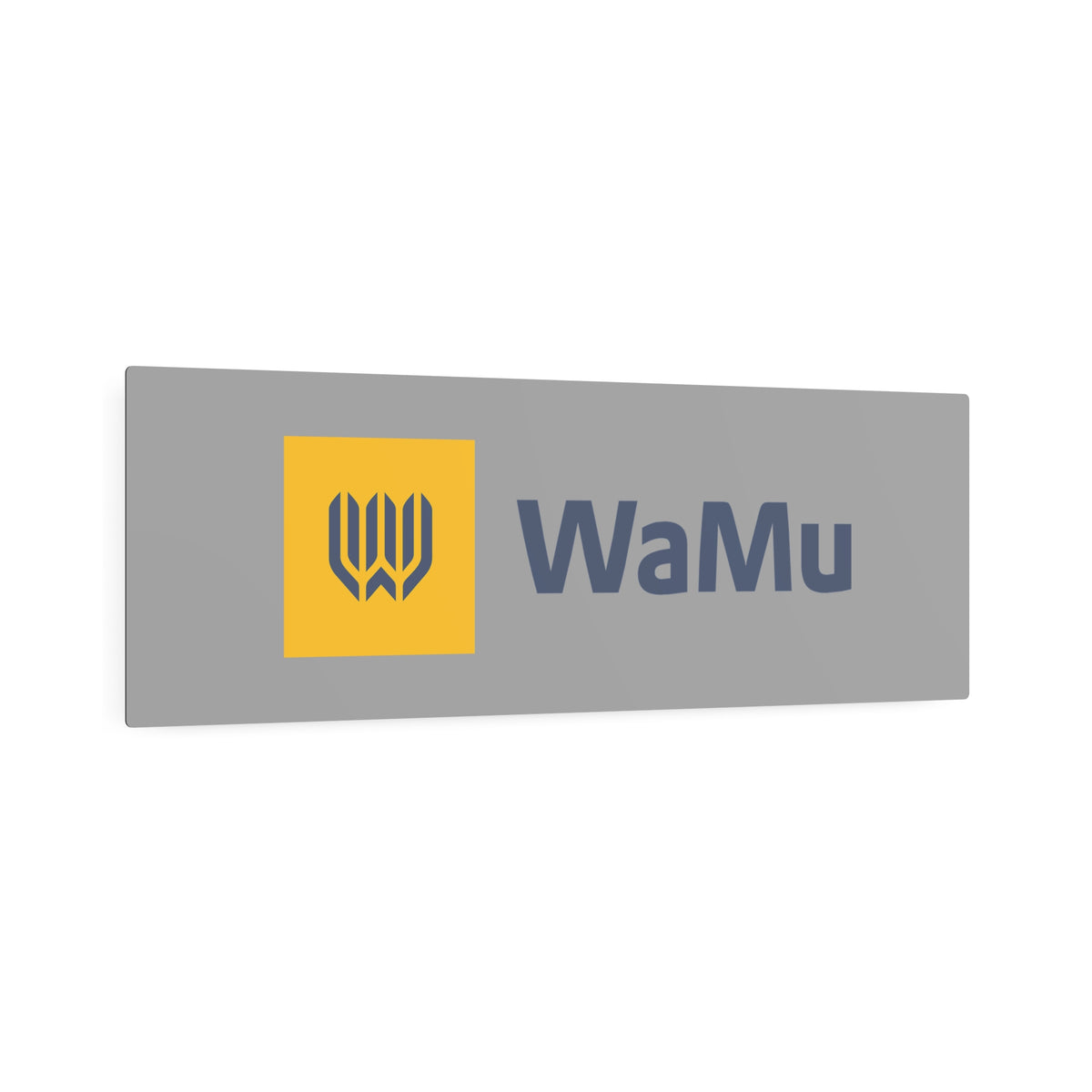 Washington Mutual (WaMu) Metal Sign