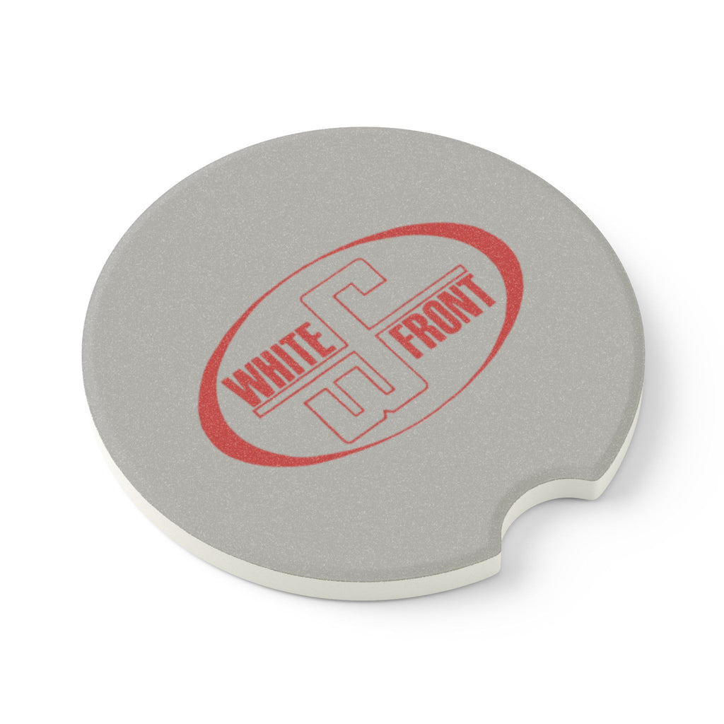 White Front Car Coaster