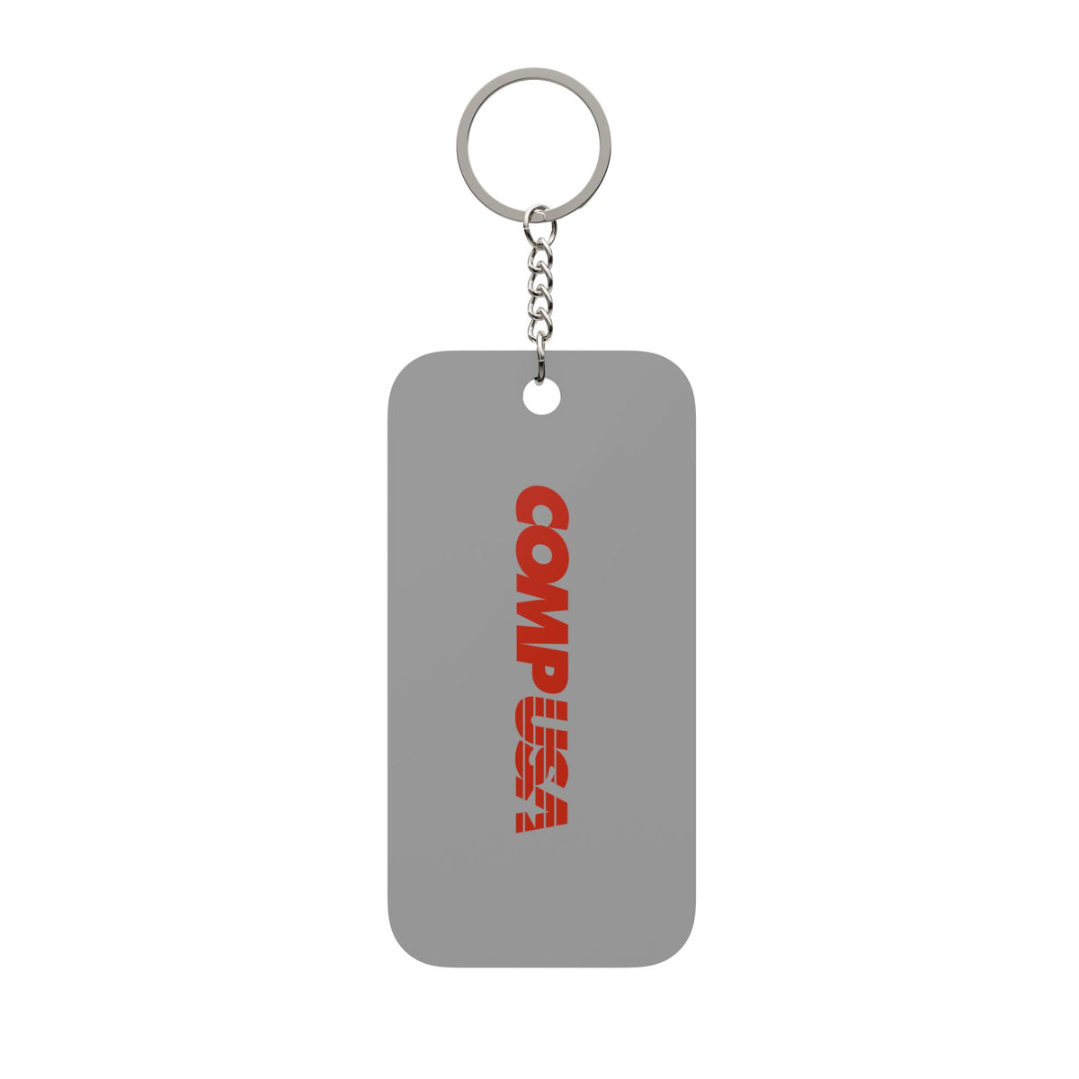 CompUSA Double-Sided Keychain Charm