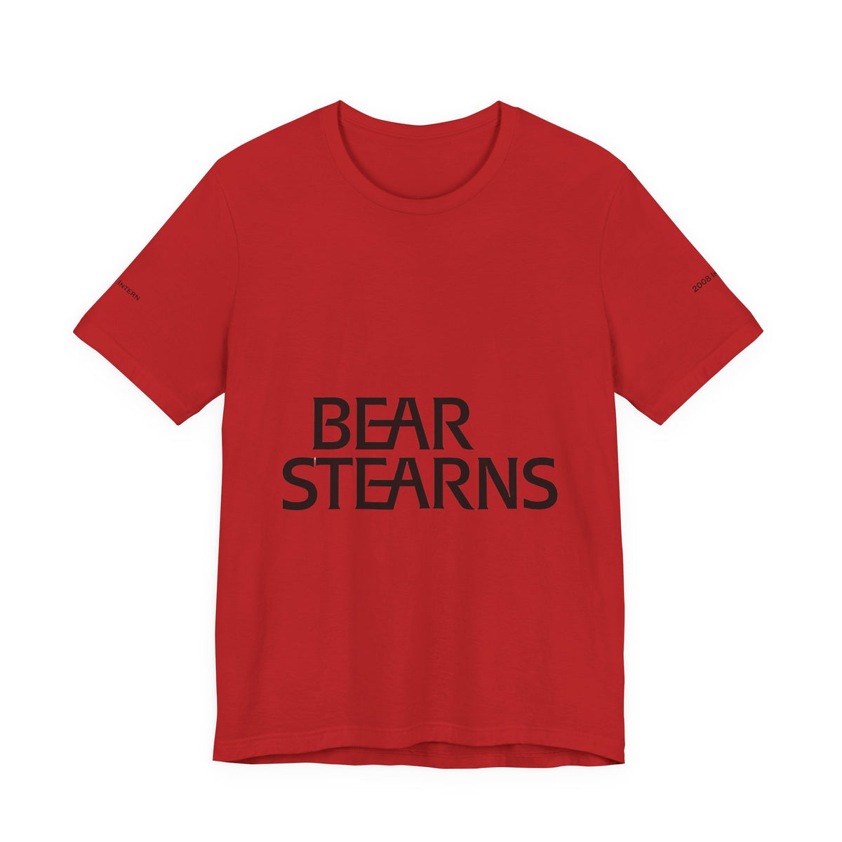 Bear Stearns T-Shirt 2008 Intern (Sleeve)