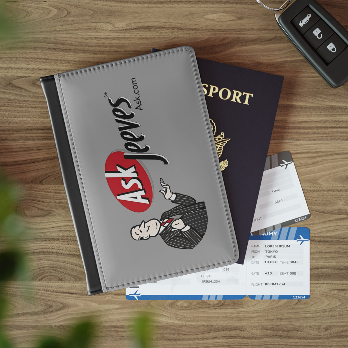 Ask Jeeves Passport Cover