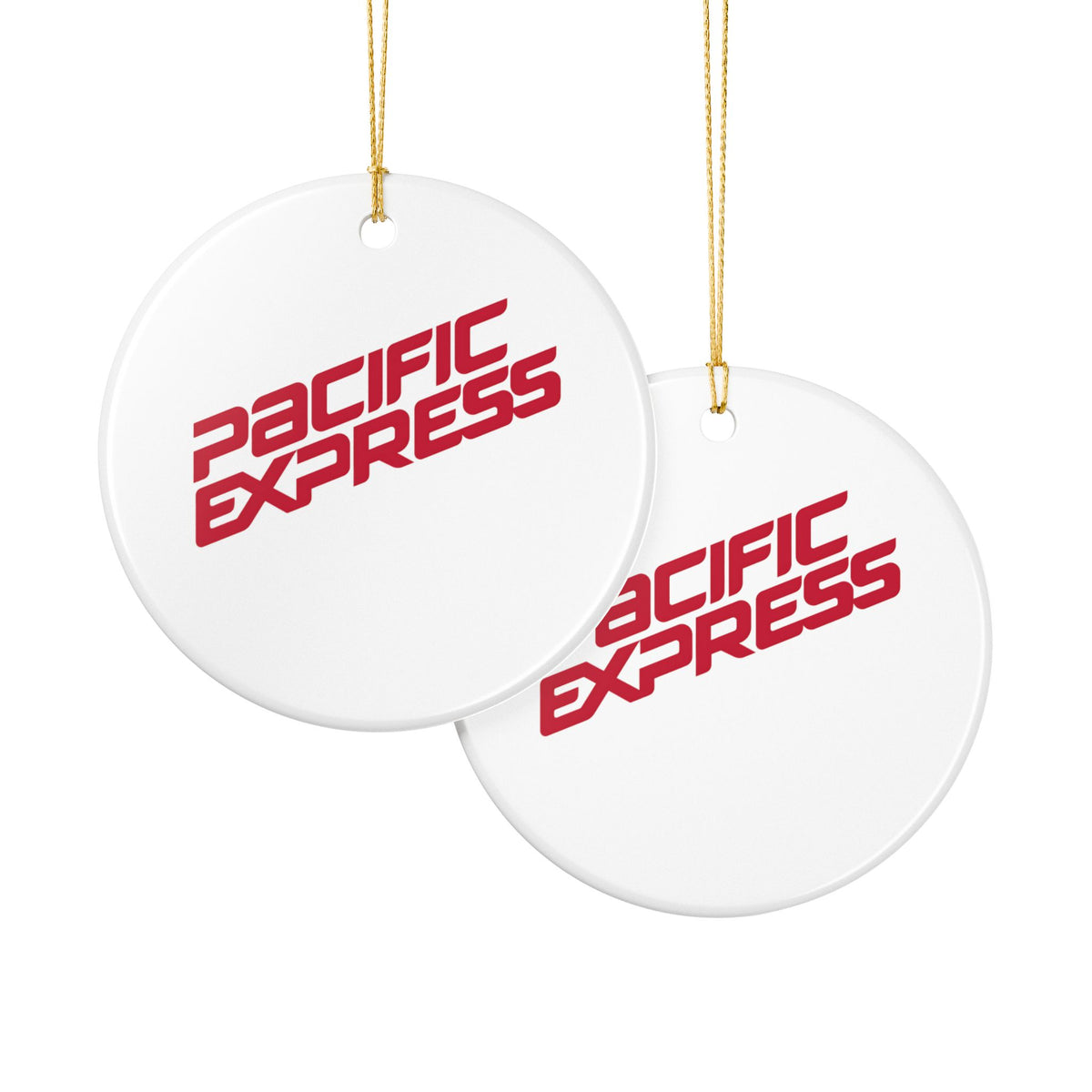 Pacific Express Ceramic Ornament