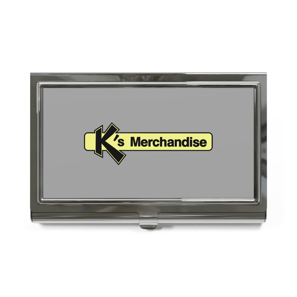 K's Merchandise Mart Metal Business Card Holder