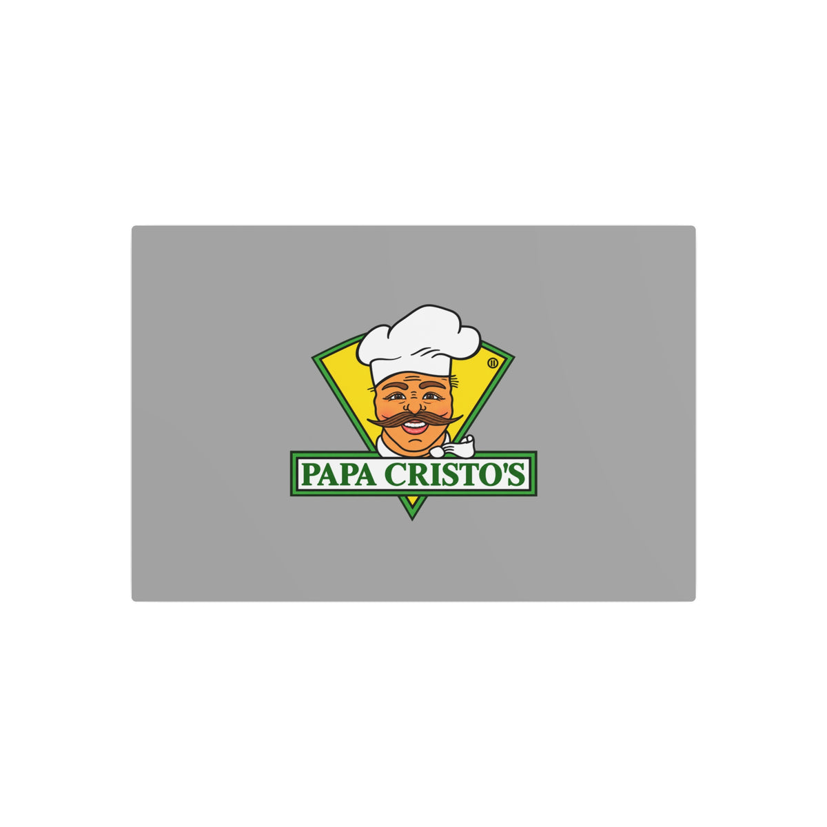 Papa Cristo's Metal Sign