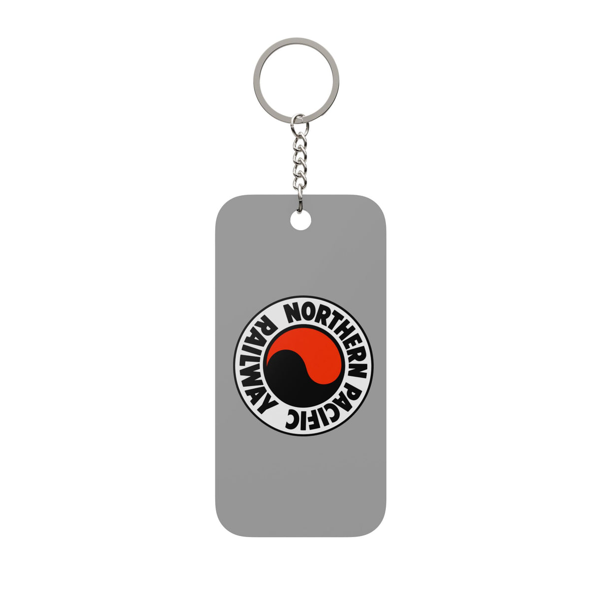 Northern Pacific Railway Double-Sided Keychain Charm