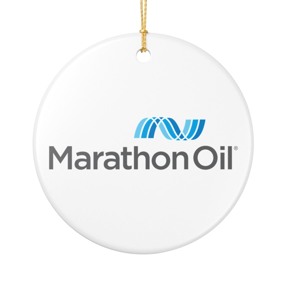 Marathon Oil Ceramic Ornament
