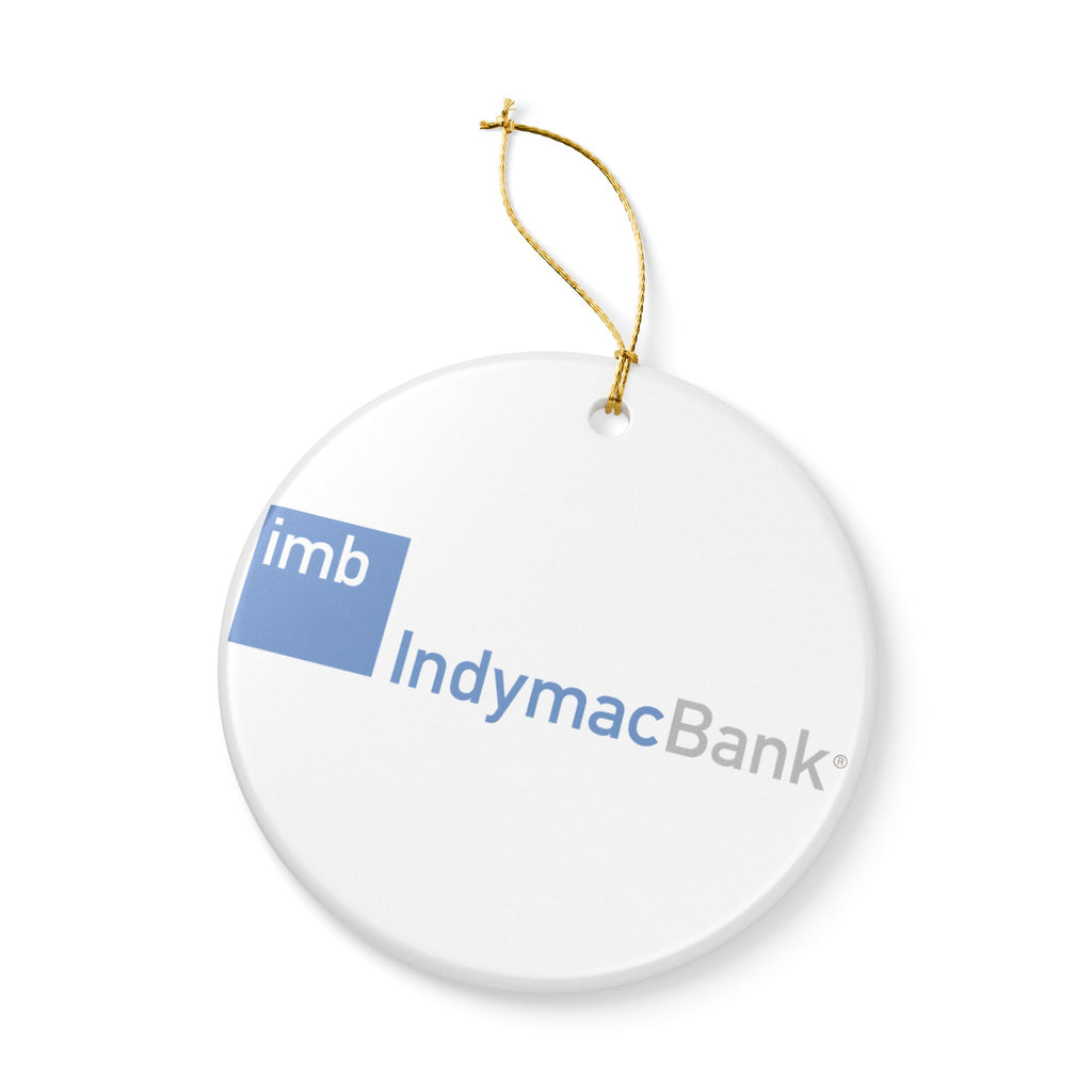 IndyMac Bank Ceramic Ornament
