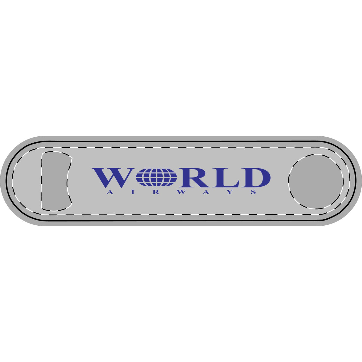 World Airways Metal Bottle Opener