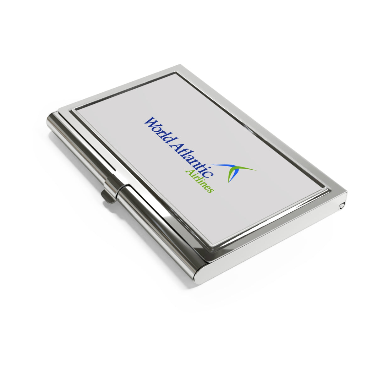 World Atlantic Airlines Metal Business Card Holder