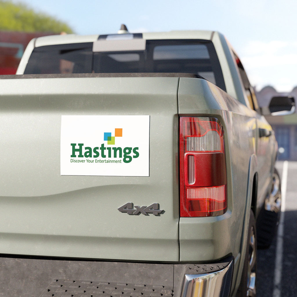 Hastings Entertainment Car Magnet