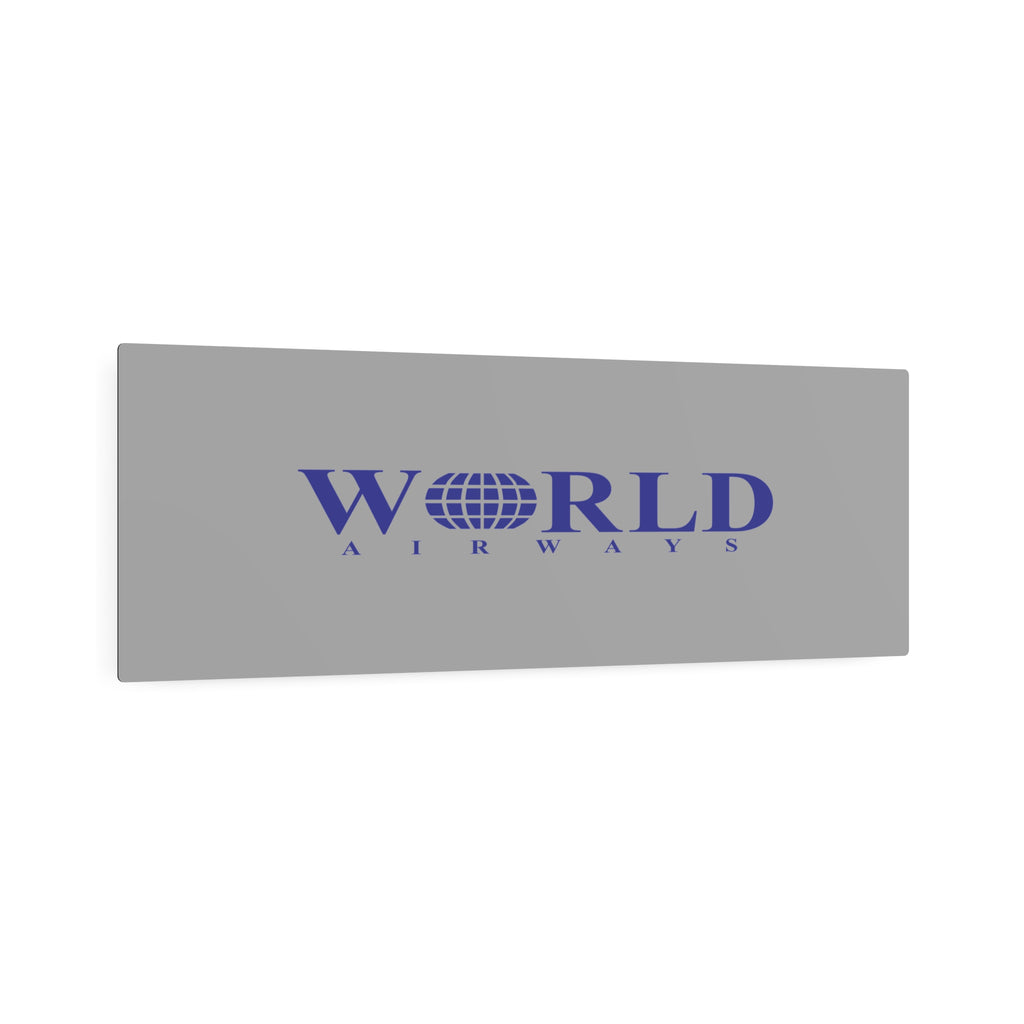 World Airways Metal Sign