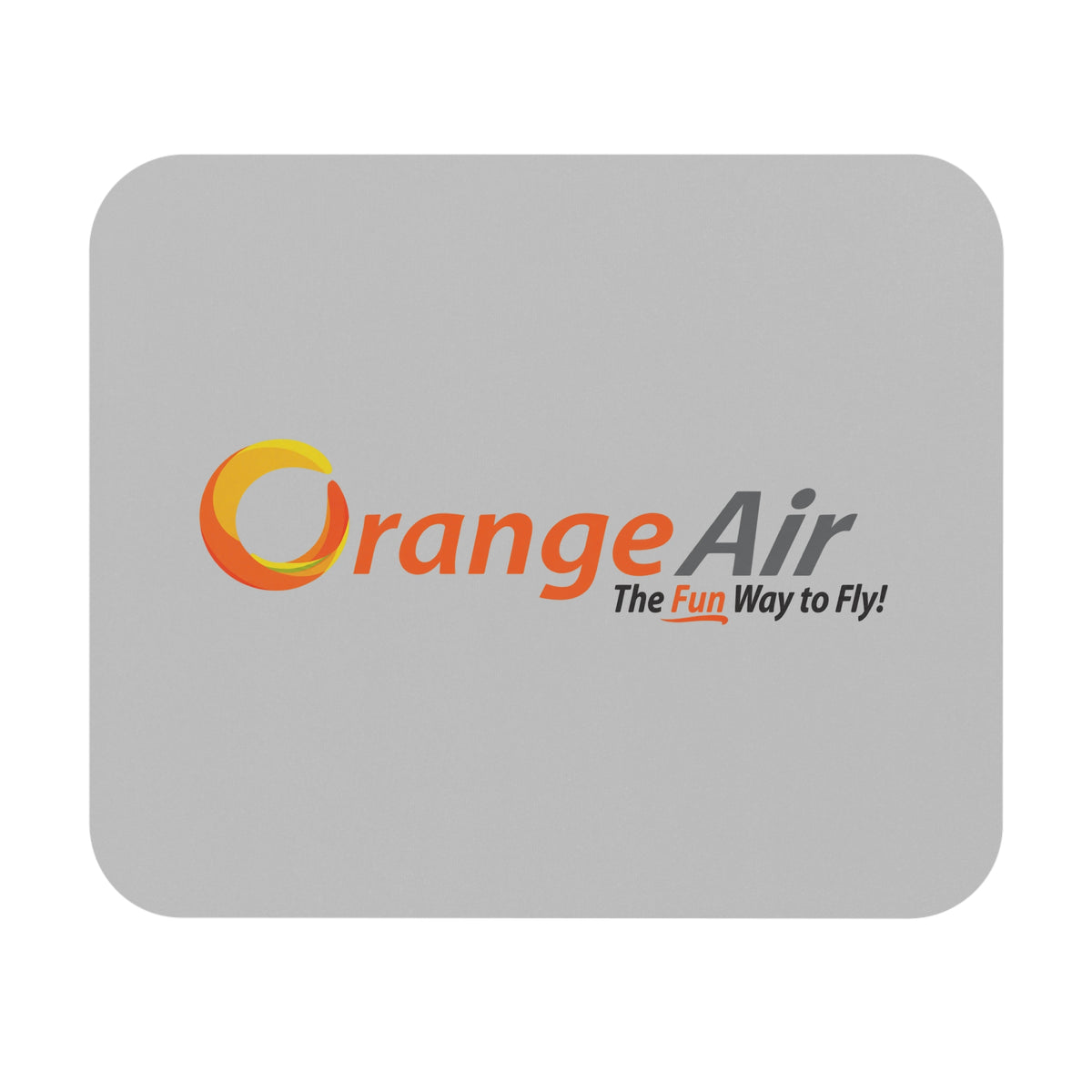 Orange Air Mouse Pad