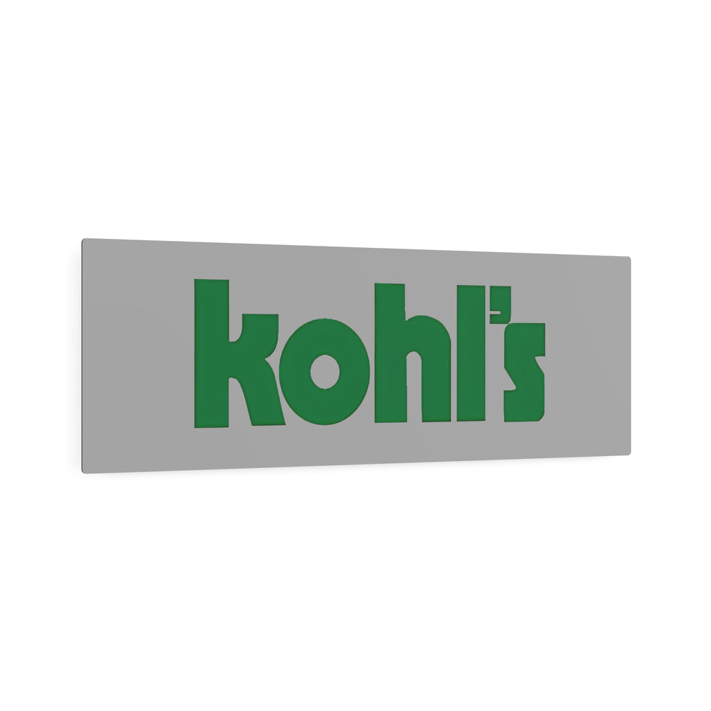 Kohl's Food Stores Metal Sign