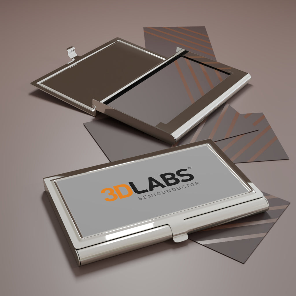 3Dlabs Metal Business Card Holder