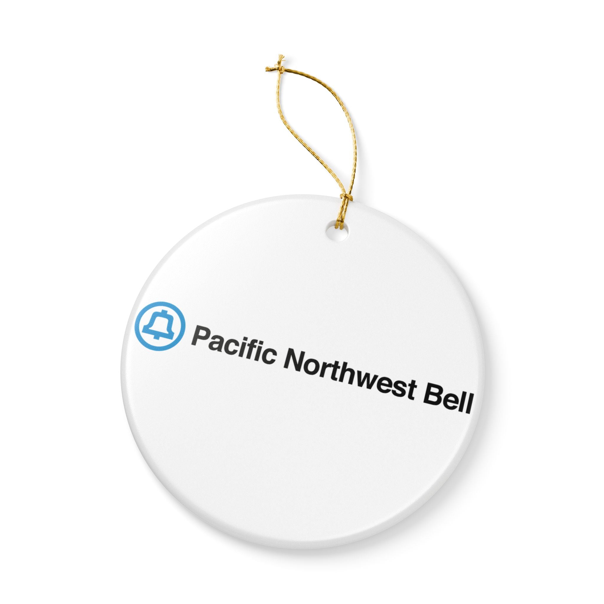Pacific Northwest Bell Ceramic Ornament