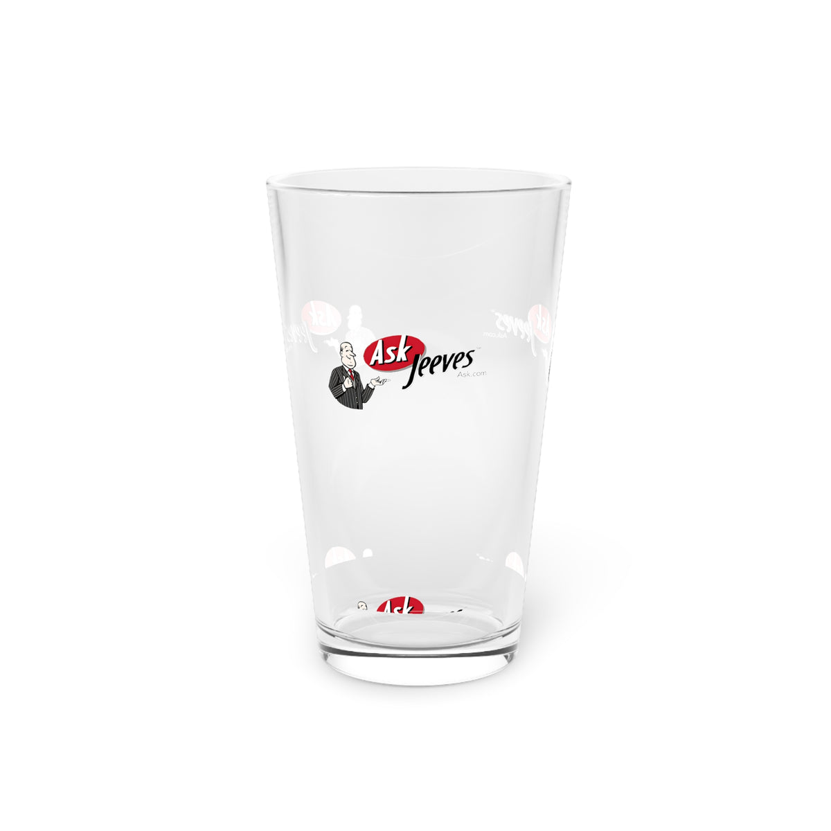 Ask Jeeves 16oz Pint Glass