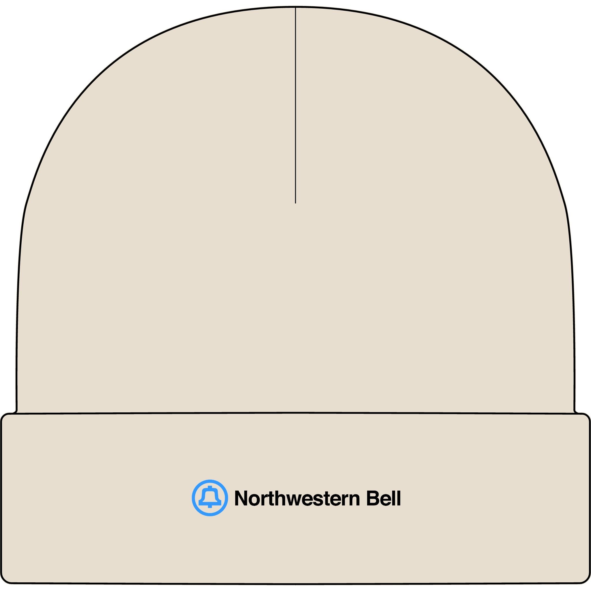 Northwestern Bell Cuff Beanie