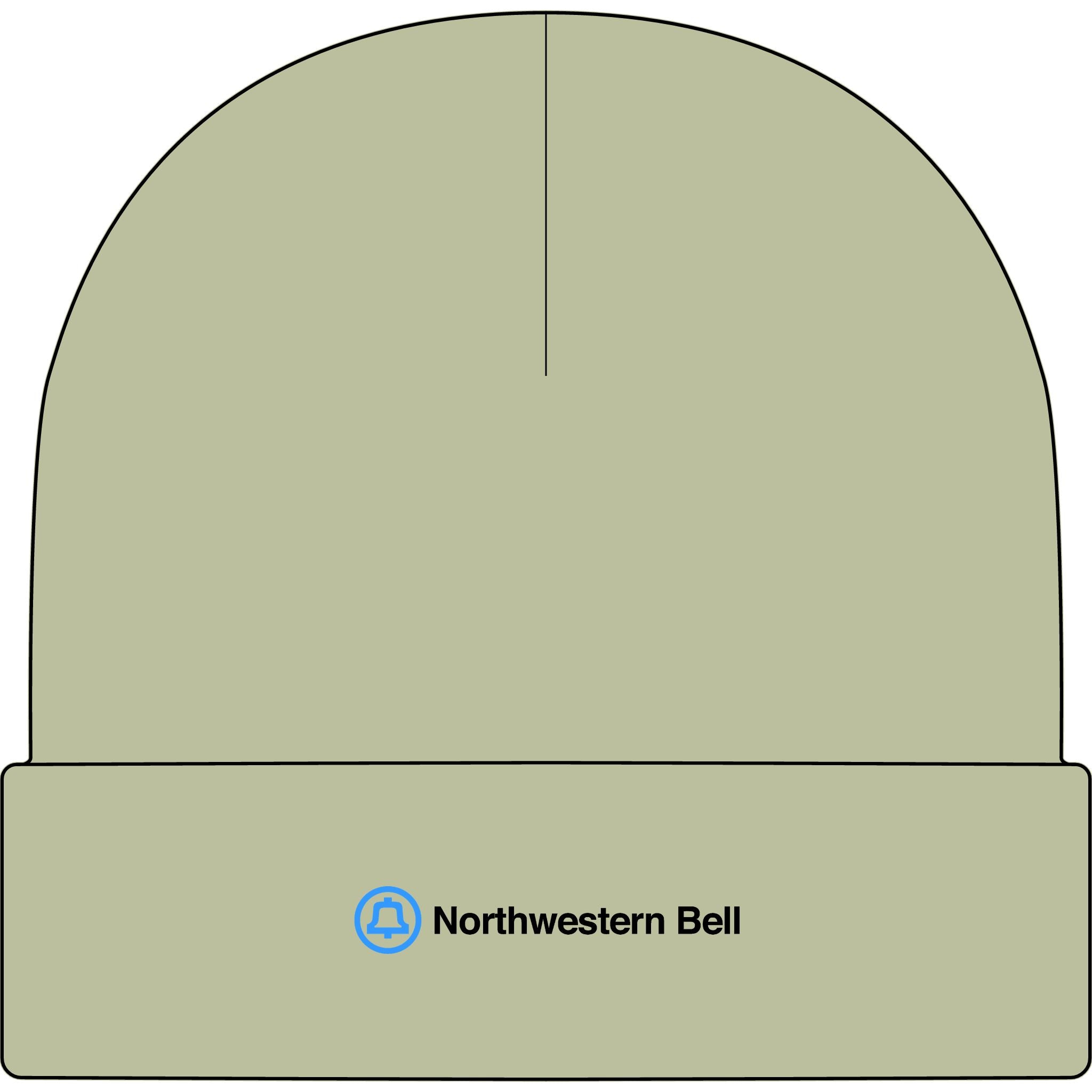 Northwestern Bell Cuff Beanie